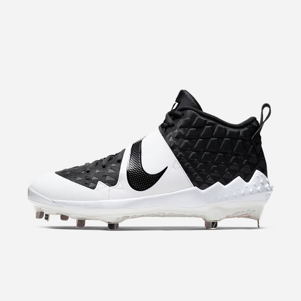 Crampon Baseball Nike Force Zoom Trout 6 Noir 7921-053 Black/White/Anthracite/Black Homme | YTB-77722569